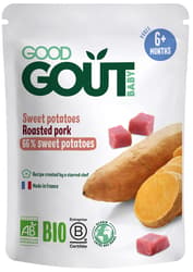Good Gout Organic Sweet potatoes and roasted pork
