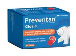 Preventan Clasic with raspberry and grapefruit flavor tbl.90