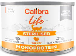 Calibra Cat Life can Sterilised Turkey