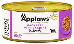 Applaws Canned food for cats with mackerel and sardines
