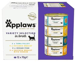 Applaws Canned food for cats multipack supreme, 12x70 g