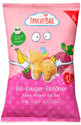 Fruchtbar BIO Unicorn Crisps - Corn, banana, raspberry and beetroot