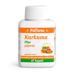 MedPharma Turmeric Plus piperine cps.67