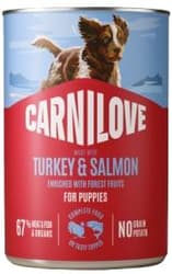 Carnilove Canned food for puppies - salmon and turkey