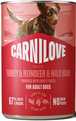 Carnilove Paté Canned food for dogs venison, reindeer and turkey