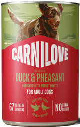 Carnilove Canned food for dogs - duck and pheasant