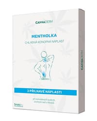 Cannaderm Mentholka chladivá konopná náplast 3ks