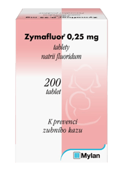 ZYMAFLUOR 0,25MG Tableta 200