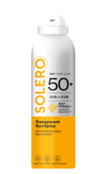 SOLERO Transparentní sprej na opal. SPF50+ 200ml