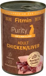 Fitmin Purity canned chicken with liver for dogs