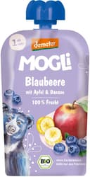 Mogli BIO Blueberry pocket with apple and banana with Demeter certification