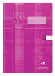 Clairefontaine Metric school notebook pink A4 plain, 440, 40 sheets