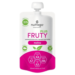 NUTREGO FRUTY PLUS MALINA perorální roztok 4X175ML