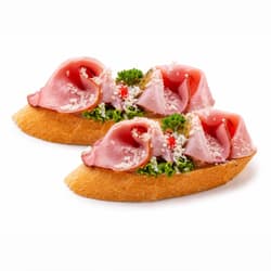 Libeřské lahůdky Bread with neck and horseradish