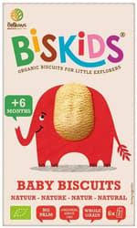 BISkids BIO soft whole grain baby biscuits Natural 6M+ 120g