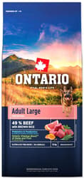 Ontario Adult Large Beef & Brown Rice 12kg