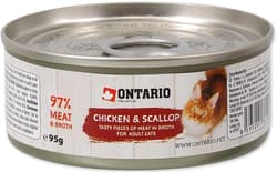Ontario canned chicken chunks and mussels 95g