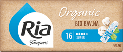 Ria Organic Tampons Super 16pcs