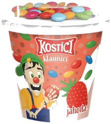 Kostíci Klauníci yogurt strawberry