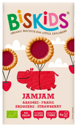 BISkids BIO Children's cookies with strawberry jam