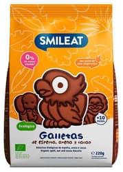 Smileat BIO Špaldové kakaové sušenky s jablečnou šťávou a extra panenským olivovým olejem