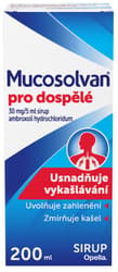 MUCOSOLVAN PRO DOSPĚLÉ 30MG/5ML sirup 1X200ML