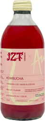 JZT Ferments kombucha x Aura Raspberry, basil and lemongrass