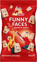 Snack Pat a Mat - FUNNY FACES ketchup