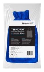 SimplyMed Termofor s fleesovým obalem Stars 2L