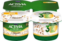 Activia Probiotický jogurt multicereálie 4×120 g