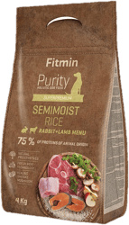 Fitmin dog Purity Rice Semimoist Rabbit&Lamb - 4 kg