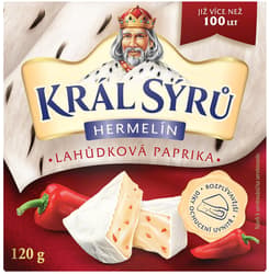 Král Sýrů Gourmet Paprika 120g