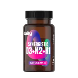 Daily Synergistic D3+K2+K1 cps.90