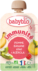 Babybio BIO Immunity pouch: apple, banana, kiwi, and acerola