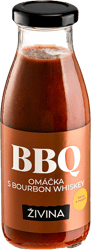 Živina BBQ pálivá omáčka s medem a bourbon whiskey