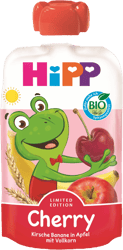 HiPP BIO Kapsička jablko, banán, višeň, špalda