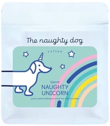 The Naughty Dog Naughty Unicorn blend filter whole bean coffee