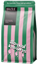 illegal beans Brasil Diamond espresso whole bean coffee