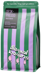 illegal beans Deskpresso Dark espresso whole bean coffee