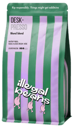 illegal beans Deskpresso Blonde espresso whole bean coffee