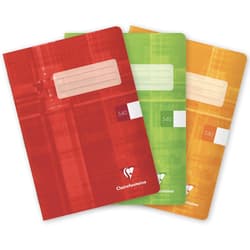 Clairefontaine Metric Sada školních sešitů A5 čistý, 540, 40 listů, červená, zelená, oranžová