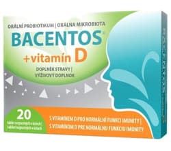 BACENTOS + vitamín D orální probiotikum tbl.20