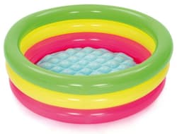 Bestway inflatable paddling pool, pink-yellow-green, diameter 70 cm, height 24 cm