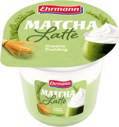 Ehrmann Matcha latte krémový puding