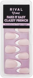 Rival LM Artificial nails Fake it easy Classy French
