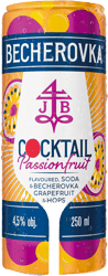 Becherovka Cocktail Passionfruit 4,5% – plech