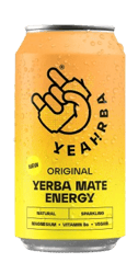 YEAHRBA Mate energy Original perlivá – plech