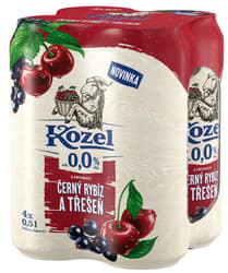 Velkopopovický Kozel Non-Alcoholic Beer Blackcurrant & Cherry 4 x 0,5l can