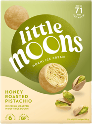 Little Moons Medové pražené pistácie mochi se zmrzlinou