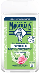 Le Petit Marseillais BIO Sprchový gel růže & okurka